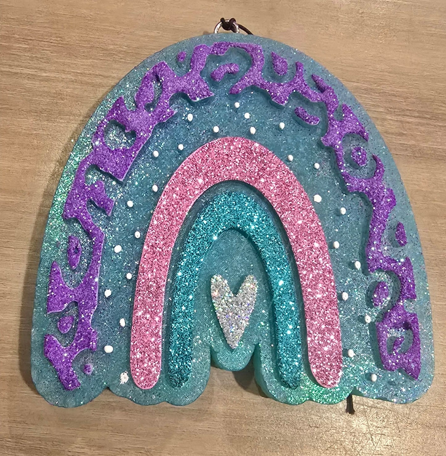 Leopard Heart Rainbow