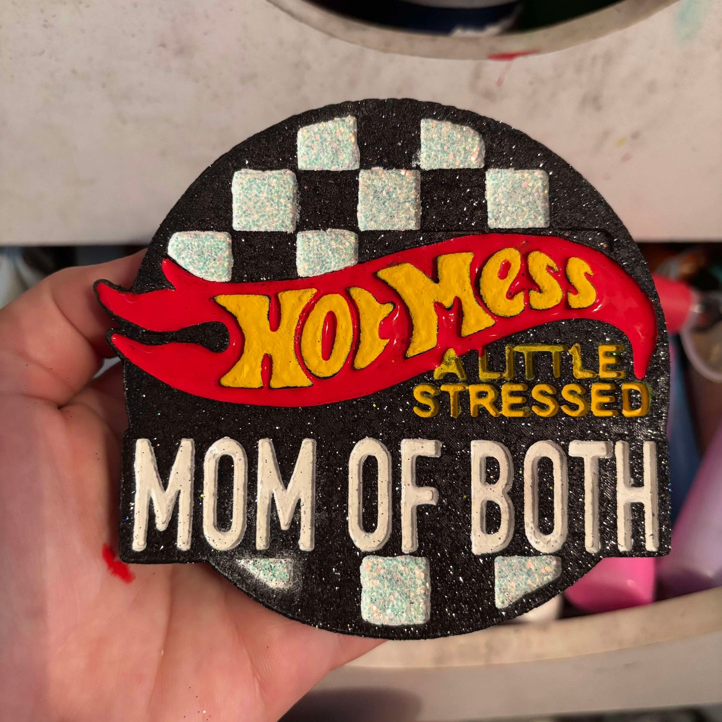 Hot mess mom of both