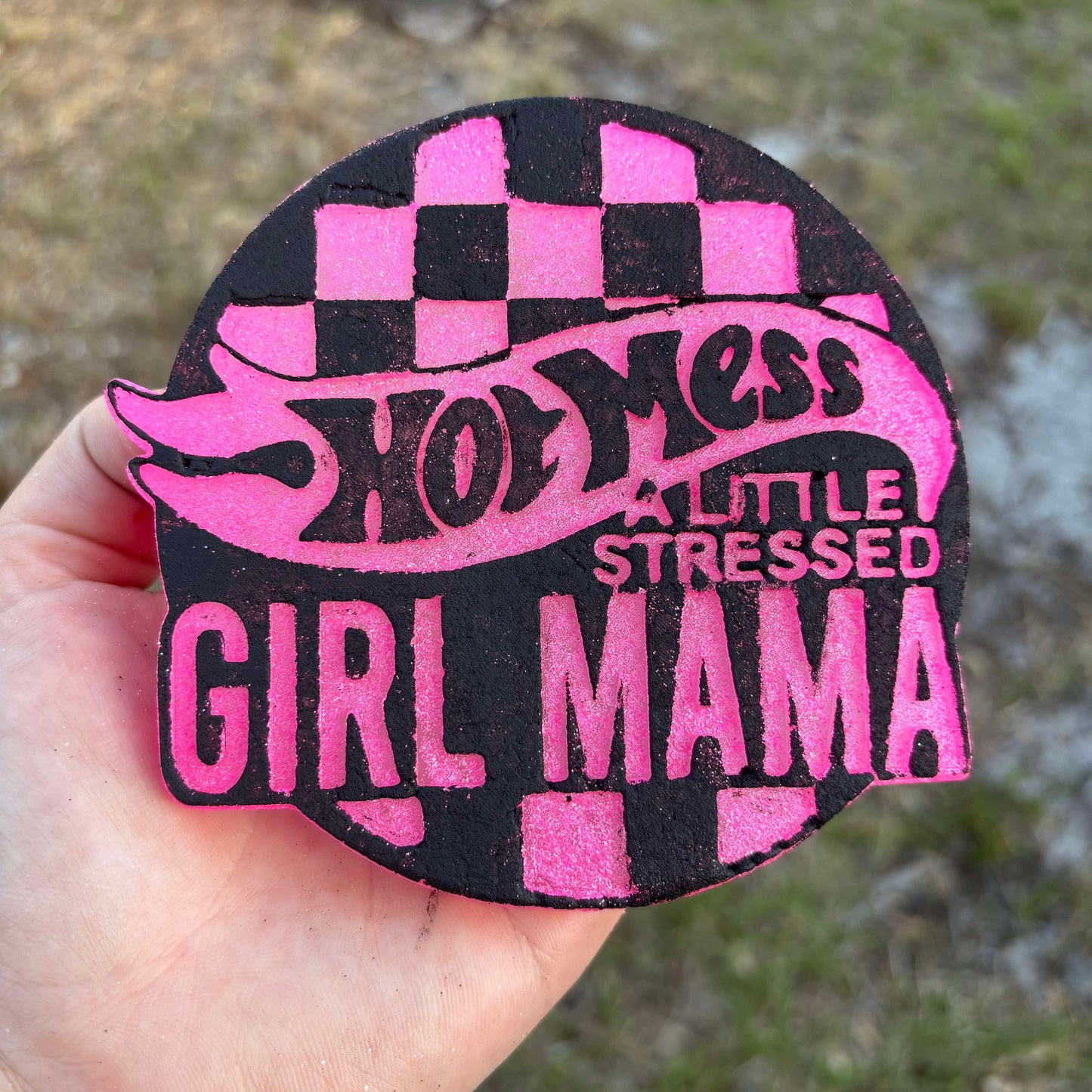 Hot mess girl mom