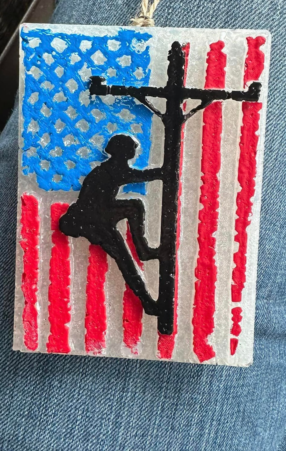 Lineman With Flag