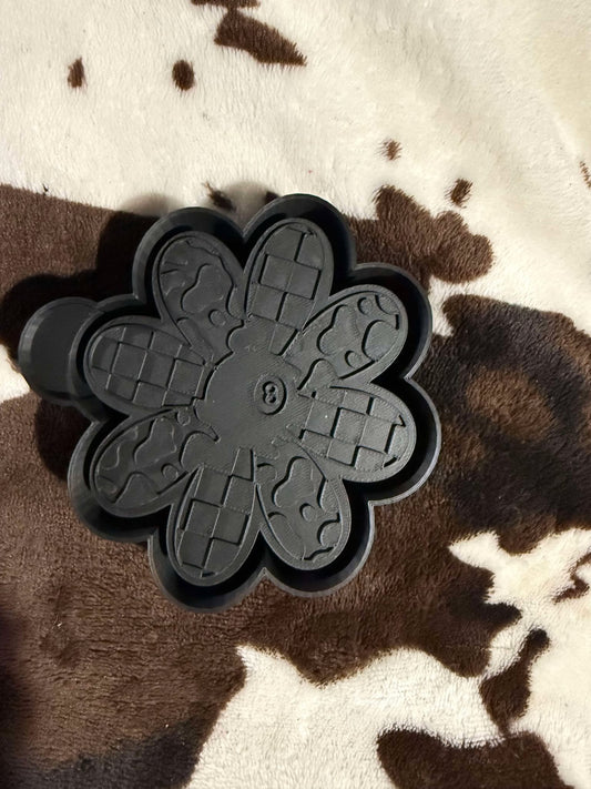 Cow Print & Checkered 8 Ball
