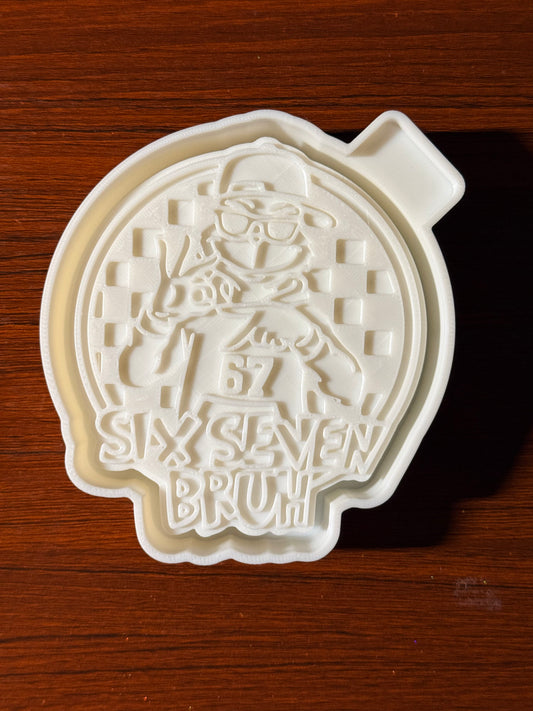 Six Seven Checjered Green Guy