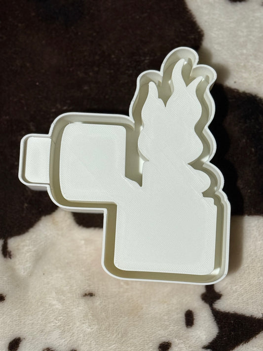 Cardstock Zippo with Flame