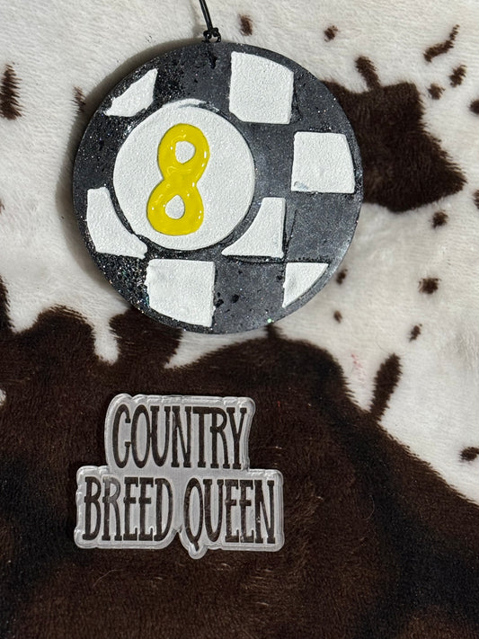 Checkered 8 Ball