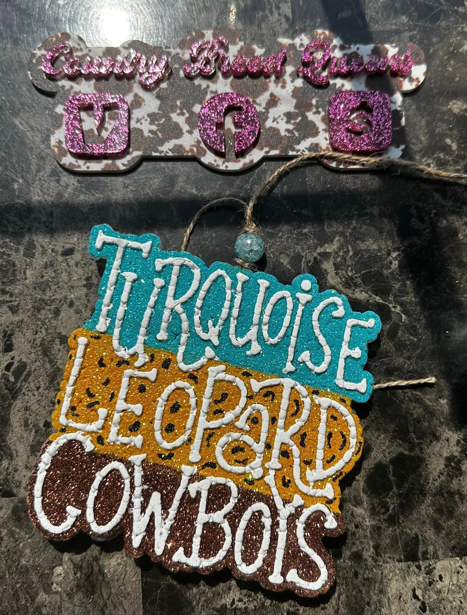 Turquoise Leopard Cowboys