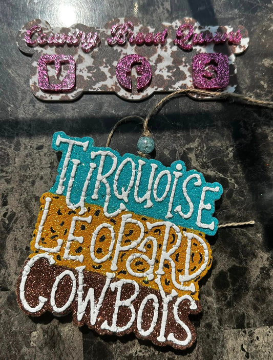 Turquoise Leopard Cowboys