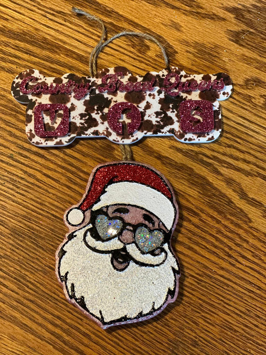 Santa With Glasses