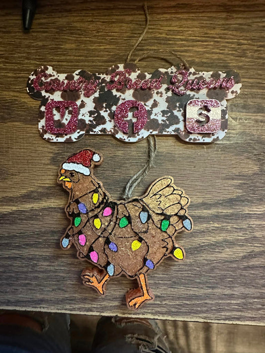 Christmas Chicken With Lights