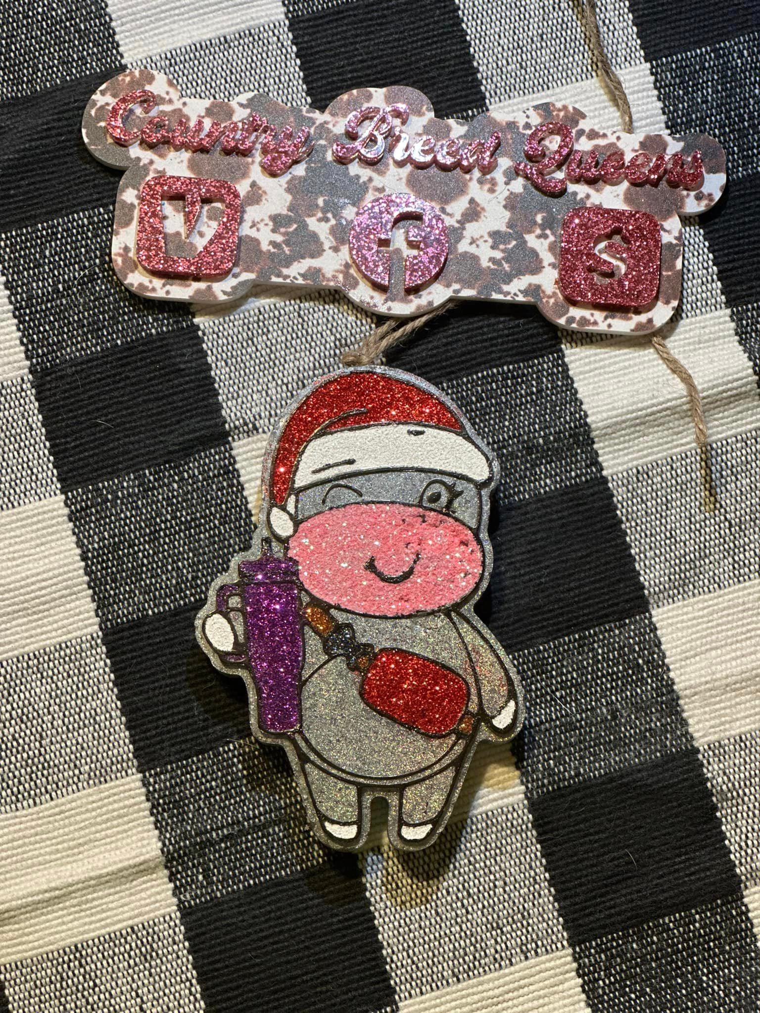 Bougee Christmas Hippo
