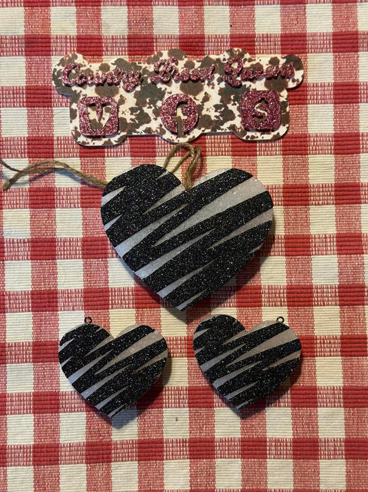 Zebra Heart set
