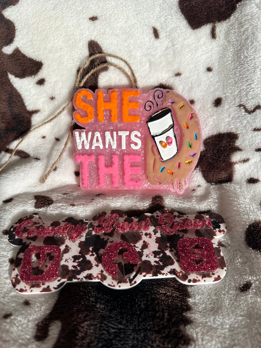 She wants the D